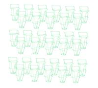 VALICLUD 36pezzi Coperchi in Plastica Per Flaconi Infusione Retine Per Flaconi Soluzione Sospesi Supporti Per Infusione Riutilizzabili Reti Resistenti Per Conservazione Infusioni Forniture