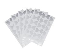 VALICLUD 3borse Cuoricini Dischetti Colla Per Laminazione Ciglia Usa e Getta Dischi in Alluminio Forma Di Cuore Per Applicazione Extension e Ciuffetti Ciglia