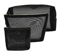 VALICLUD 3pezzi Borsa Pratica per Cosmetici da Viaggio Borsa Portatile per Cura della Resistente all Usura per Oggetti Vari Chiusura Cerniera per Viaggi e Uso Quotidiano