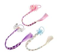 VALICLUD 3pezzi Colorate Per Ragazza Accessori Per Natalizi Natalizie Finte Fermagli Per Parrucche Per Feste e Compleanni