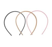 VALICLUD 3pezzi Fasce per Capelli Intrecciati Fascia Sottile Rosa per Capelli Corti Fasce di Morbide per Ragazze e Bambine