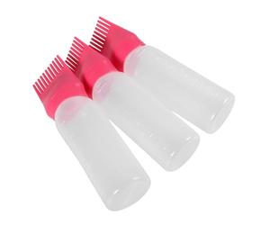 VALICLUD 3pezzi Flacone Per Tinture Per Capelli Con Pettine Incorporato Applicatore Per Olio Per Capelli Erogatore Efficiente Per Tinture Professionali e Uso Domestico
