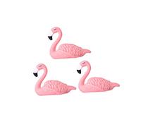 VALICLUD 3pezzi Flamingo Nail Tip Stand Supporto Per Manicure Art Display Rack Esercitazione Elegante Per Bellezza Salone e Casa