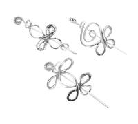 VALICLUD 3pezzi Forcina Vintage in Lega Design Traforato Intricato Accessori per Capelli Cinesi Forcina per Capelli da Sposa Elegante Motivi Antichi