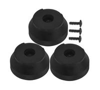 VALICLUD 3pezzi Gommini Antiscivolo in Gomma Per Bastone Passeggio Anziani Supporto Tripode Robusto Per Stampelle Ricambio Piedini Stabili Per Uso Interno Ed Esterno Accessori Sicurezza Cam