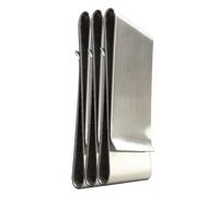 VALICLUD 3pezzi Porta Carte Credito Metallo Fermasoldi Sottile Clip Portasoldi Contanti Portatile Fermasoldi Per Contanti Uomo Donna Viaggiatore Professionista Studente