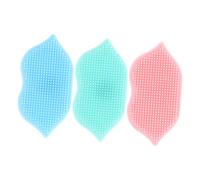 VALICLUD 3pezzi Spazzola Esfoliante Per Labbra in Silicone Spazzola Per Pulizia Del Viso Scrub Per Viso e Capelli Da Ventosa Per Sensibile e Pulizia Profonda