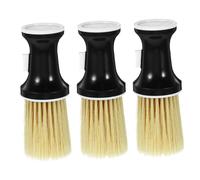 VALICLUD 3pezzi Spazzola Per Spolverare Collo Per Tagliare e Acconciare i Capelli Per Barbieri e Uso Domestico Strumento Per Pulizia Del Barbiere Materiali Durevoli Design Della Testina