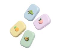 VALICLUD 4 Custodie Per Lenti A Contatto Custodia Portatile Custodia Per Lenti Fresche Custodia Per La Degli Occhi Custodia Per Lenti A Contatto Custodia Da Viaggio