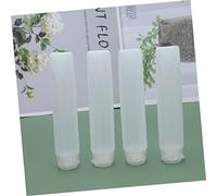 VALICLUD 4 pezzi 4pcs Bottiglie Vuote in Plastica PE PP da Viaggio Ricaricabili per Shampoo Lozione Crema Mani Doccia 50ml