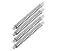 VALICLUD 4 Pezzi Bastoncini di Ricambio per Scopino del Water in Acciaio 201# Accessori per Bagno Attacco Filettato per Manico Scopino Wc Compatibili la Maggior Parte degli Scopini