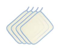VALICLUD 4 Pezzi bolla per il lavaggio del viso panno esfoliante lavare i panni per la doccia rete in schiuma produttore di schiuma per il lavaggio del viso Nylon Beige