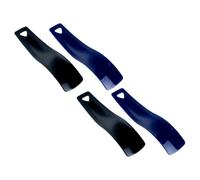 VALICLUD 4 pezzi Calzascarpe Portatile con Manico Corto in PP Resistente Aiuto per Indossare Scarpe per Anziani e Viaggi Design Ergonomico e Liscio Strumento Pratico e Durevole