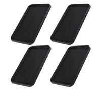 VALICLUD 4 Pezzi Campaggio Atto Anti Slip Organizzatore Del Cruscotto Dell'auto Imbottitura Del Cruscotto Tappetini Antiscipli Per Auto Matto Non Slip Dashboard Black