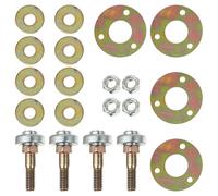 VALICLUD 4 pezzi Kit Cuscinetti di Collegamento Sedia Dondolo in Ferro per Riparazione Mobili Ricambi Resistenti e Facili da Sostituire per Sdraio e Poltrone Sospese