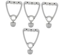 VALICLUD 4 Pezzi maniglia per aste portaflebo manico del supporto per infusione riutilizzabile maniglia del supporto manico in plastica per salina AbS Grigio