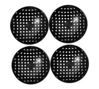 VALICLUD 4 Pezzi Pesti per in silicone invisibile a forma di pastiglie Cuscino per tampone per acconciature creatore di inserto per Gel di silice Nero