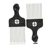 VALICLUD 4 pezzi Pettine Rat-tail in Acciaio per Parrucchieri e Domestico Denti Larghi per Spessi e Districante Strumento per Styling e Massaggio del Capelluto