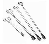 VALICLUD 4 pezzi Pinza Rifiuti Acciaio Morsetto lungo Forbice Utensile Portatile per Pulizia Esterna per Strada Prato Barbecue e Campeggio