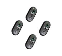 VALICLUD 4 Pezzi primo Test rivelatori Keychain brasonatore analizzatore del respiro elettronico Black
