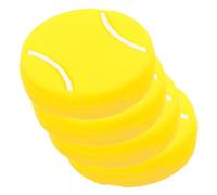 VALICLUD 4 Pezzi Smorzatori per Racchetta da Tennis in Silicone Giallo, Ammortizzatori Antivibrazione Leggeri e Portatili, Accessori per Migliorare Controllo e Comfort della Racchetta,