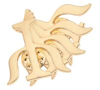 VALICLUD 4 pezzi Spille Decorative Psicologia Spille Eleganti Lettere Greche per Psicologi Distintivi Unici in Lega per Borse Calze e Maglioni Regalo Significativo per Professionisti della