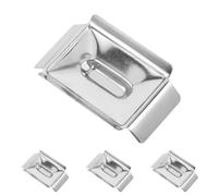 VALICLUD 4 Pezzi Stainless Steel Paraffin Embedding Mold, Base per Cassette di Inclusione Tessuti, Acciaio Inox Argento, Taglio di Precisione, per Laboratori di Istopatologia e Anatomia