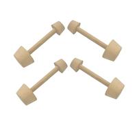 VALICLUD 4 Pezzi Stampi in Legno per Crostate e Tartellette Tamper Doppio Lato per Pressare e Modellare Impasti Utensile da Cucina Versatile per Torte Biscotti e Dolci Fai da Te