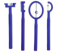 VALICLUD 4 pezzi Strumenti di Logopedia per Allenatore Punta Lingua per Esercizi Muscolari della Bocca Riabilitazione Flessibilità Lingua Portatile e Compatto