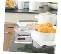 VALICLUD 4 pezzi Vassoi Trasparenti per Bilancia Elettronica da Cucina Vaschette Leggere per Alimenti con Misurazioni Precise Compatibili con Bilance Digitali Pratici e Durevoli