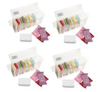 VALICLUD 4 Set Asciugamano Di Imballaggio Indipendente Mini Asciugamano Compresso Asciugamani Compressi Per Viaggi Campeggio Lavaggio All'aperto Spiaggia Leggero Cotone 14 Pezzi * 4