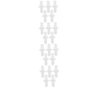 VALICLUD 4 set Connettore Per Bracciale Per Pressione Sanguigna Raccordi Per Manometro Connettore Per Cinturino Per Misuratore Di Pressione Sanguigna Connettore Per 5 pezzi * 4