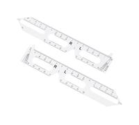 VALICLUD 4 Set Righello Per Misurazione Pupillare Strumento Portatile Per Occhiali Misuratore Pupillare Per Donne E Ottici Facile Usare Precisione Garantita 2 Pezzi * 4