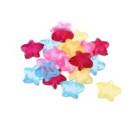 VALICLUD 40 pezzi Cubetti Ghiaccio Riutilizzabili in Plastica Forma Stella Colorati per Bevande Ghiaccio Decorativo Pronto all Uso Facili da Lavare e Congelare per Feste e Colore Casuale