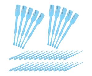 VALICLUD 48pezzi Strumenti per Rimozione dei Peli Nasali Orecchie Tagliacapelli Nasali Doppia Testa di Pulizia del Viso Portatile Strumenti Manuali per Rimozione dei Peli del Naso Cerume