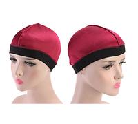 VALICLUD 4pezzi Cappello Notturno Elastico in Sintetica Per Protetti Durante Sonno Spazio Sufficiente Per Evitare Lo Scompiglio Dei Colore Scuro