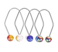 VALICLUD 4pezzi Creatore Fossette Per in Acciaio Per Donne Trainer Per Fossette Artificiali Per Allenare i Muscoli Facciali e Migliorare Contorno Del