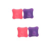 VALICLUD 4pezzi Hexagonal Silicone Hand Massage for Finger Exercise and Acupuncture Therapy e Pratici Per Relax e La Riabilitazione Mani