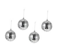 VALICLUD 4pezzi Palla Specchio in Vetro Palle da Discoteca per Ornamenti Decorazioni per Torte Decorazioni per Feste di Matrimonio per Feste Anni