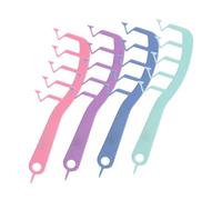 VALICLUD 4pezzi Pettine Denti Larghi Antistatico Per Bagnati Pettine Massaggiante Per Capelluto Per z Multifunzione Per Casa e Viaggio