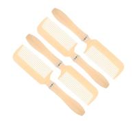 VALICLUD 4pezzi Pettine Per Styling Denti Larghi Spazzola Per Manico Lungo Pettine Per Laminazione Per Bambina Spazzola Piatta Per Per Shampoo Manico Lungo Pettini Per