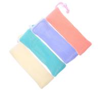 VALICLUD 4pezzi Sacchetti Rete per Sapone Schiumogeno per Uso Domestico Cordoncino per Conservazione Facile e Rapida Essiccazione