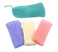 VALICLUD 4pezzi Sacchetto Per Sapone in Rete Sacchetto Sapone Esfoliante Custodia Per Saponetta Cordoncino Adatto Per Uso Quotidiano