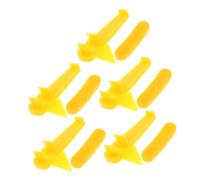 VALICLUD 5 paia Inserti in Nylon per Testa Smontagomme Guarnizioni Resistenti per Montaggio e Smontaggio Pneumatici Accessori per Macchine Cambio Gomme Sostituzione Rapida e Versatile per