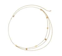 VALICLUD 5 Pezzi catena in vita a catena sottile gonfiarsi per stratificato waist chain belly chain body chain gold chain catena del ventre ferro da stiro Golden