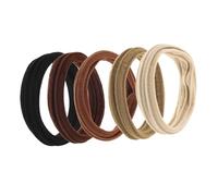 VALICLUD 5 Pezzi elastico per bande elastico di seta elastici Cravatte per i per le donne raso riccio spirale Scrunchies cuffia per piccole fasce per nylon