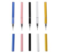 VALICLUD 5 Pezzi Penna per Nail Art Doppia Punta in Cera per Applicazione Pietre Decorative Strumento Incisione e Decorazione Unghie Portatile per Nail Dotting e Modellatura Rhinestone