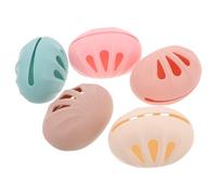 VALICLUD 5 Pezzi Porta Beauty Sponge in Silicone Custodia Protettiva per Makeup Puff con Design Organizer Ventilato per Viaggio e Casa Custodia Compatta e Colorata per Spugne Trucco