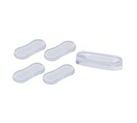 VALICLUD 5 pezzi Silenziosi in Silicone per Tavoletta Wc Ammortizzatori Trasparenti Antiurto Protezione Antigraffio per Sedile Gommini Adesivi Resistenti e Pratici