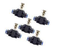 VALICLUD 5 Pezzi Valvola Throttle in Rame Limitatore Aria Alta Pressione Resistente per Tubo